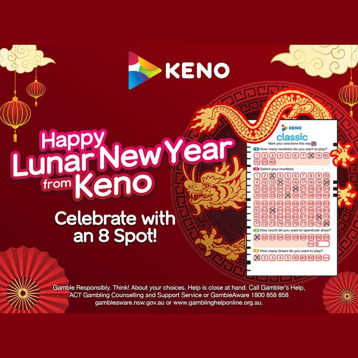 Featured image for “Happy Lunar New Year – celebrate with an 8 Spot game of Keno at MVSC”