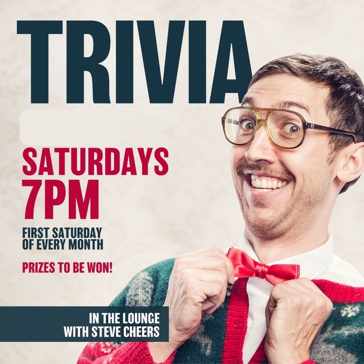 Featured image for “Our TRIVIA NIGHT is on tonight!!”