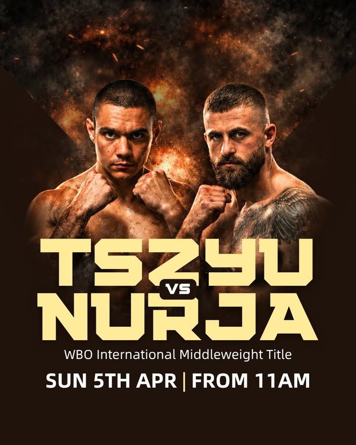 Featured image for “Easter Sunday Boxing: Tszyu vs Nurja at Moss Vale Services”