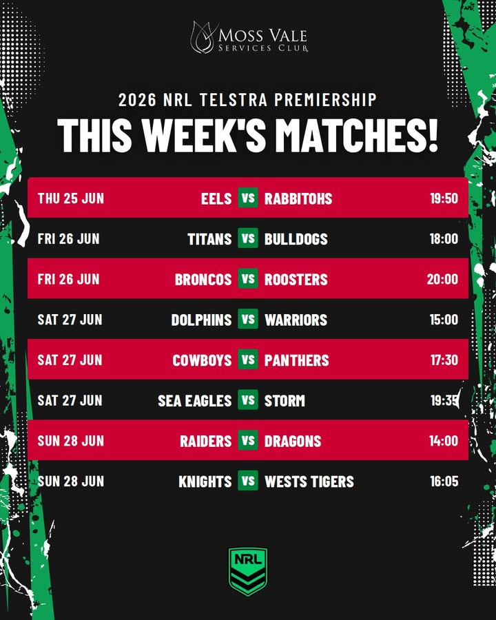 Featured image for “Watch Live NRL at Moss Vale Services”