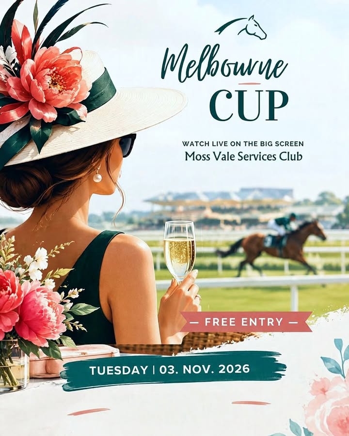 Featured image for “Melbourne Cup 2026 Live at Moss Vale Services Club”